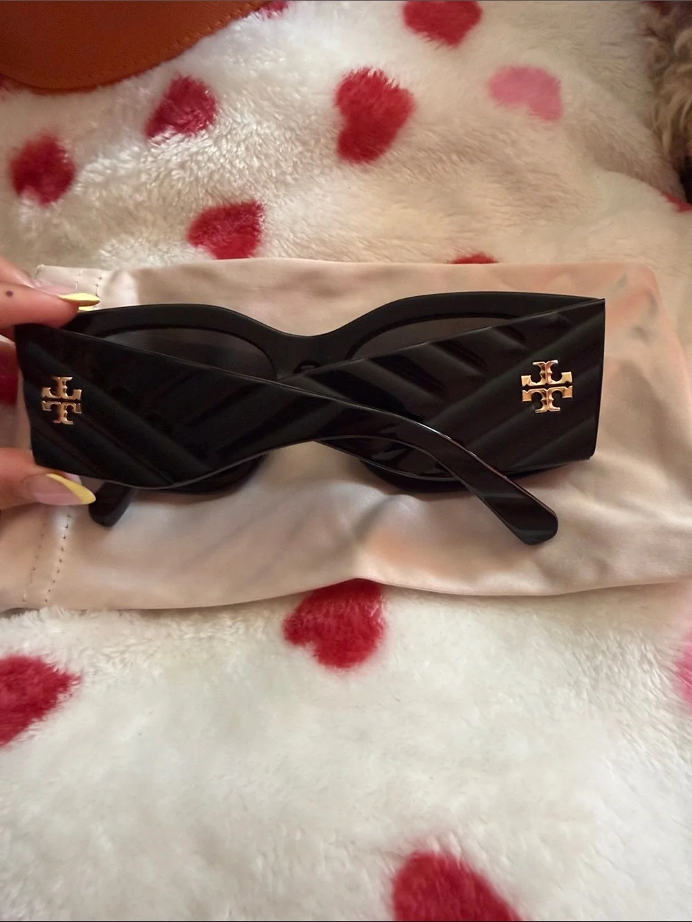 Tory Burch Kira irregular sunglasses